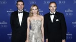 Alexandre ricard (ceo pernod ricard), diane kruger, philippe guettat (ceo martell)
